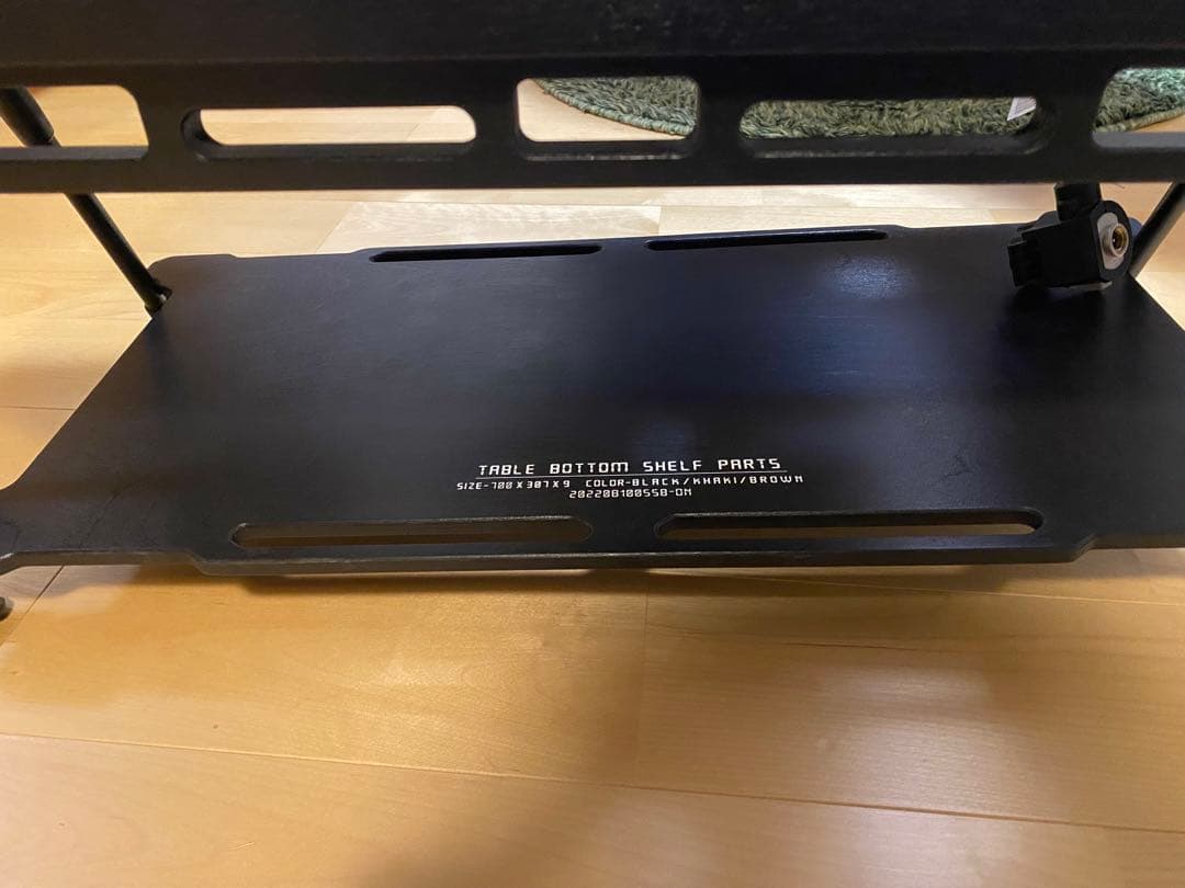 【ON-U LIFE】 ミニバーナーテーブルブラック(BLACK)天板セット