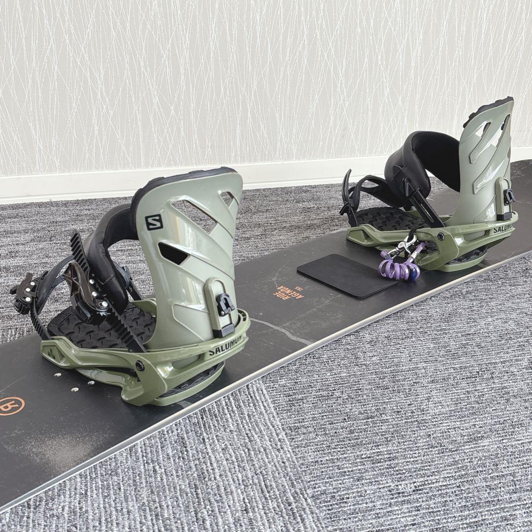 84美品❗️超豪華❗️RIDE/サロモン メンズスノーボードセット★155cm