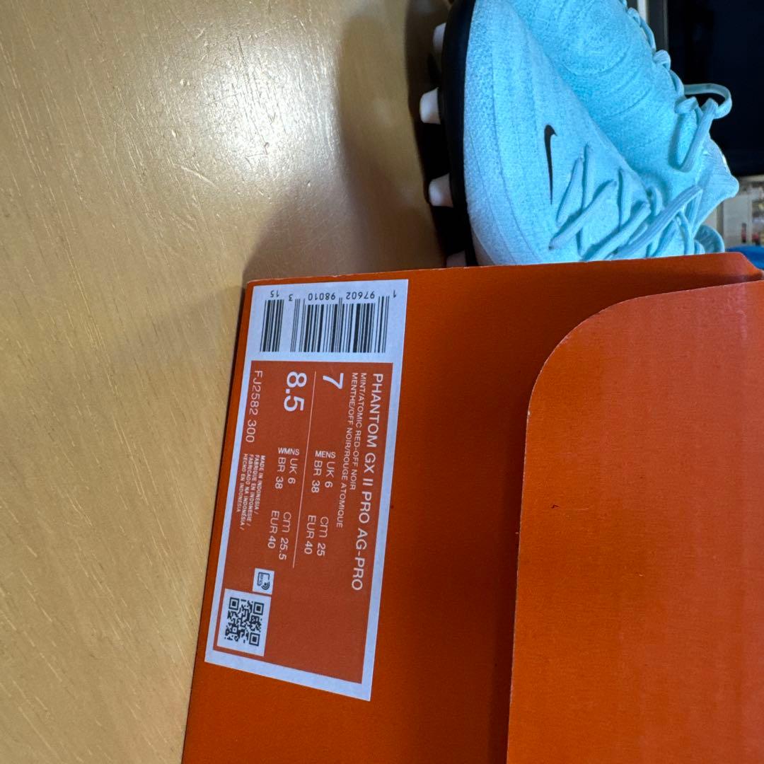 ナイキ NIKEファントムGX2プロAG-PRO FG2582-300 25㎝