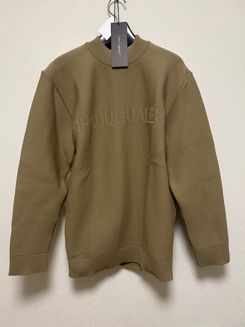 新品1PIU1UGUALE3 GOLF定価6.9万円24AWモックネックニットⅥ