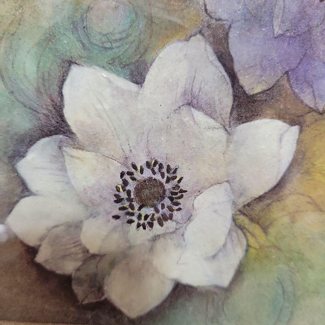 ⭐️日本画　春風の花⭐　関菜穂子