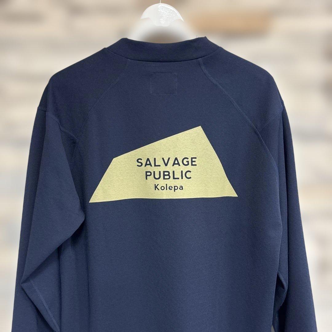 サルベージパブリックコレパ　モックネックシャツ　サイズM