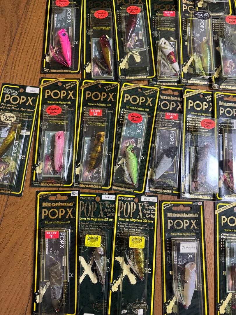 B*k様 Megabass POP X 141個セット！！限定カラーレアカラー多