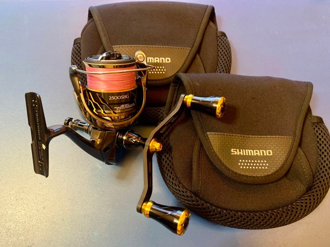 シマノ 20ツインパワー　2500SHG 美品　カスタム　おまけ、ケースに2つ