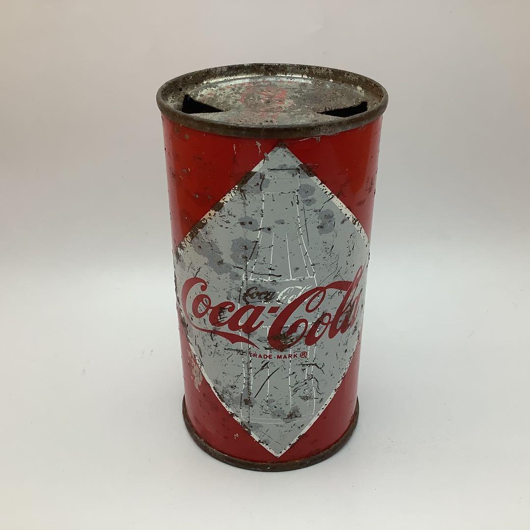 超希少 コカ・コーラ 1960年代 初代 ダイヤ缶 当時物 Coca Cola