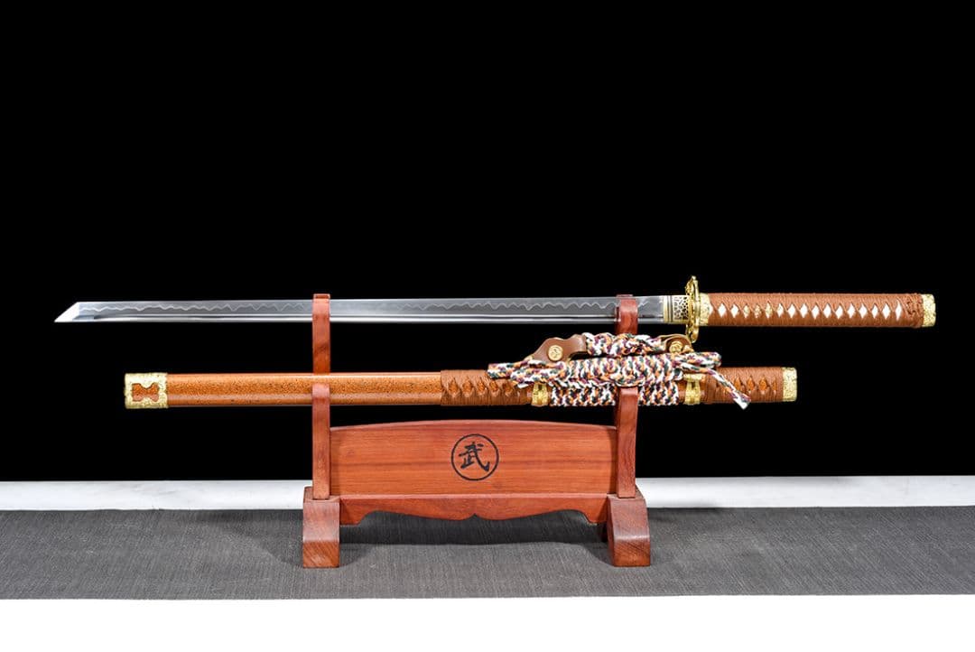 武具　刀装具　日本刀　模造刀 居合刀 【金蛇唐横刀】 直刀