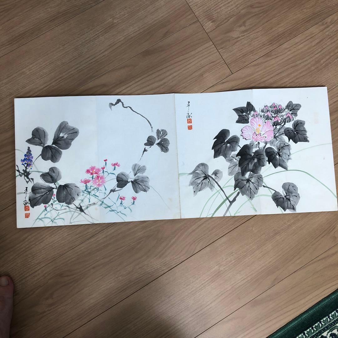 掛け軸　絵帳(2)骨董品　美術品