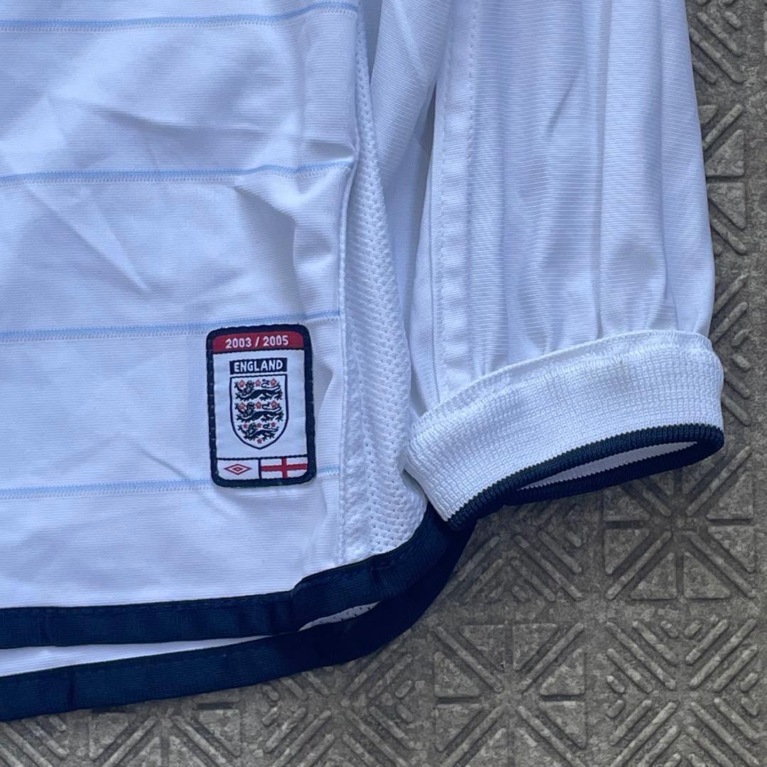 00’s UMBRO 柴田ヒカリ 在原みゆ紀 イングランド代表 サッカーシャツ