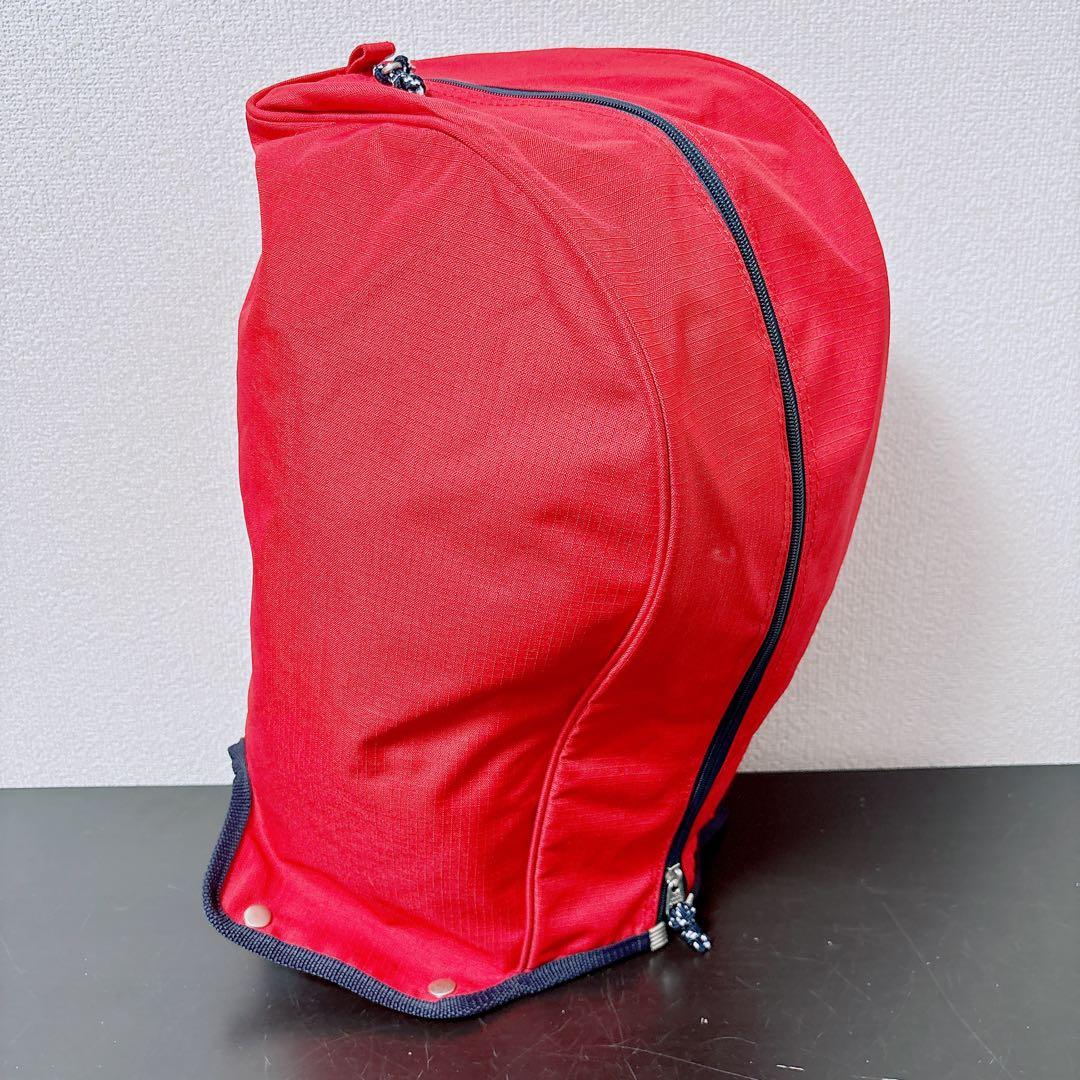 ジャックバニー スタンド式 キャディバッグ 5分割 9型 フードカバー付 レッド