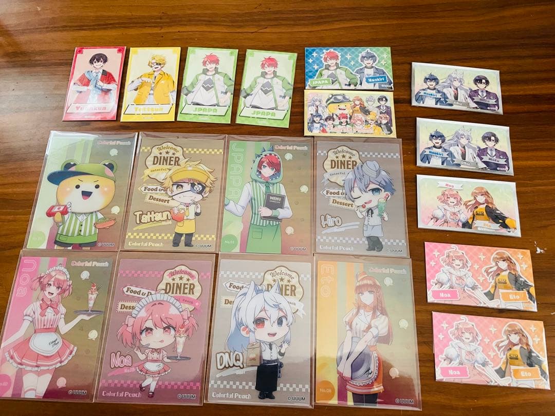 からぴち カラフルピーチ トレカ クリカ カード