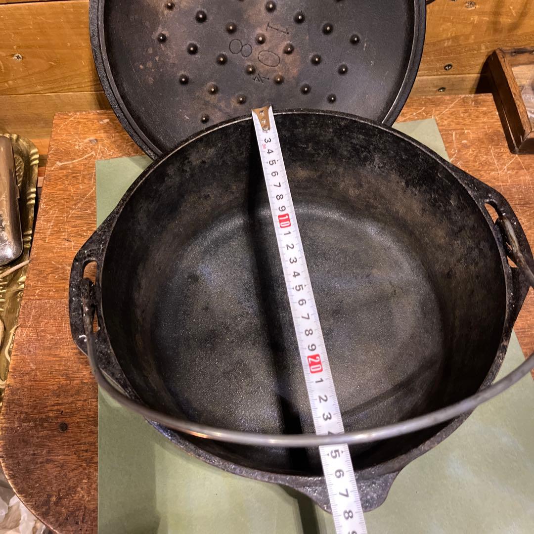 ヴィンテージLODGEダッチオーブン　五徳付き！！