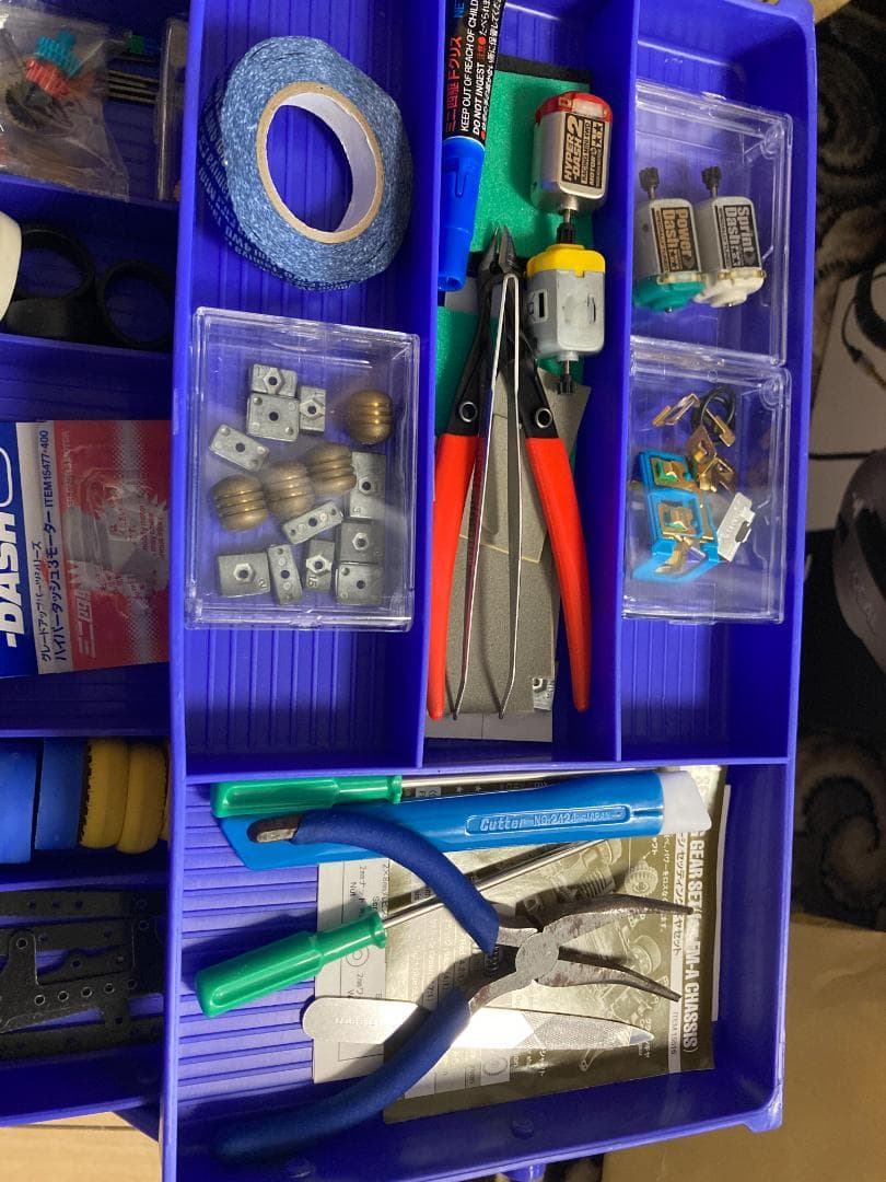 ミニ四駆 パーツ・工具・マシン まとめ売りセット（ボックス一式）