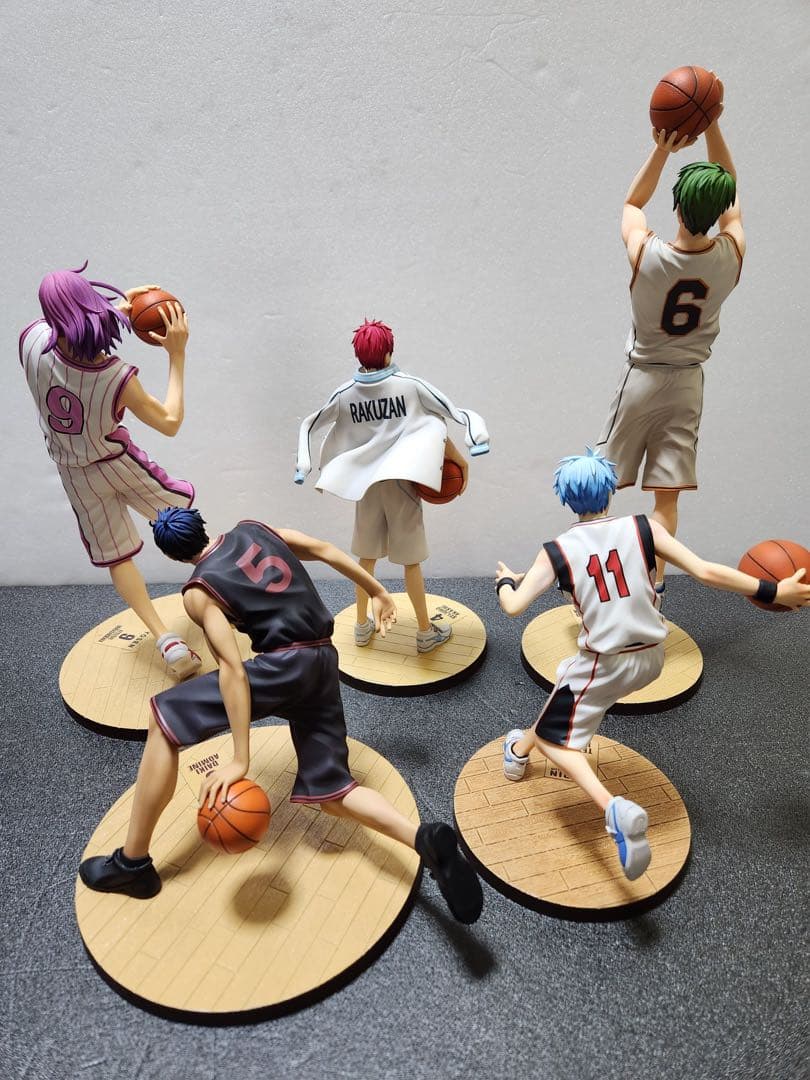 黒子のバスケ　メガハウス　黒子　赤司　青峰　緑間　紫原リペイント　リタッチ完成品