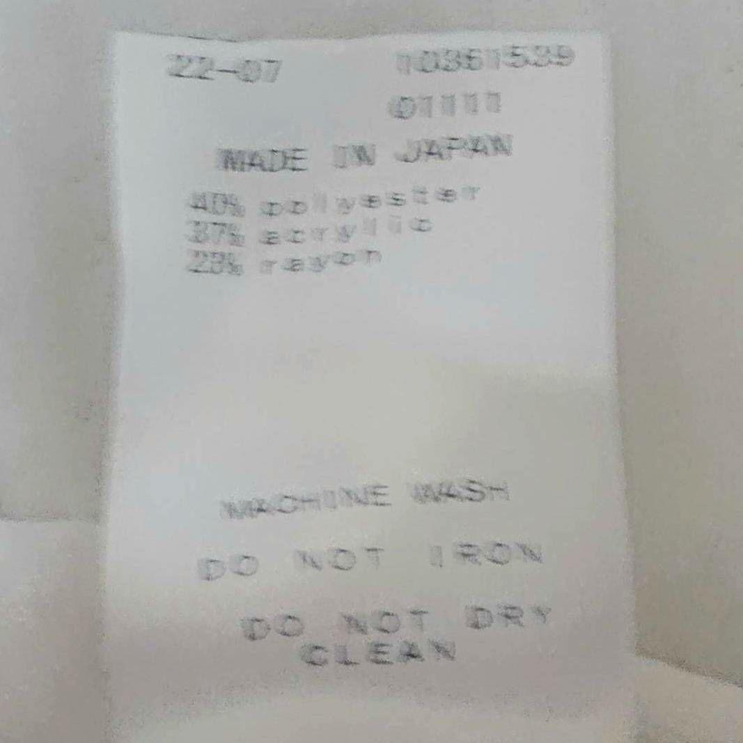 マスターバニーエディション モックネック L相当 ストレッチ 白 手洗い洗濯済