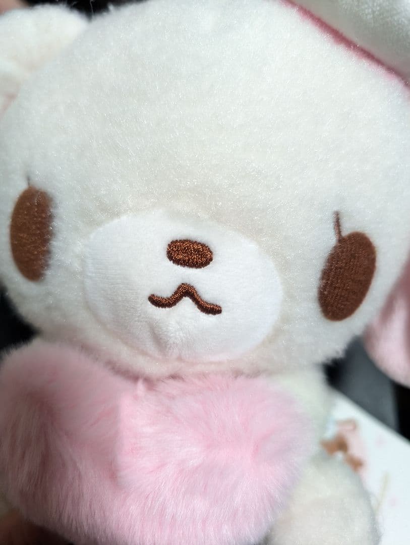 シュガーバニーズ　しろうさ　ぬいぐるみ　平成うまれキャラクター ふわふわハート