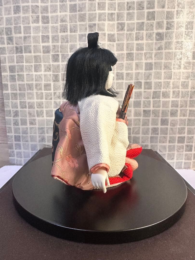 日本人形 市松人形 御所 雅 幸一光作 ガラスケース入り 美品☆