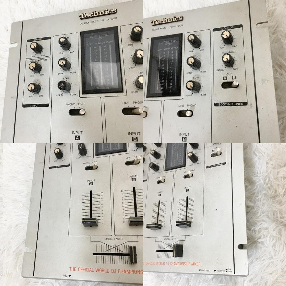 テクニクス TECHNICS SH-DJ1200 DJミキサー 2CH シルバー