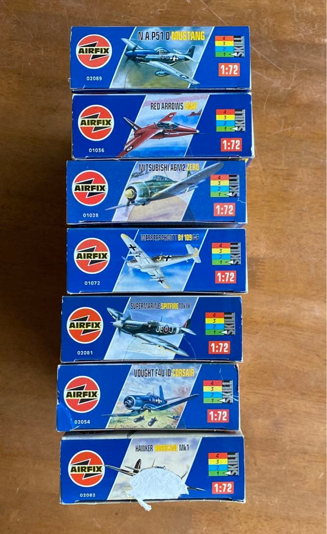 AIRFIX、1/72、7個