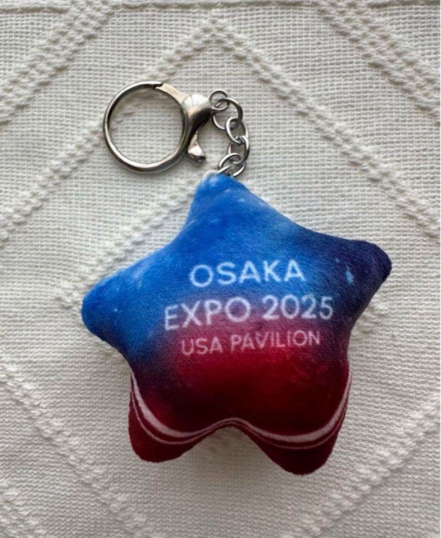 EXPO 2025 パビリオン キーホルダー　大阪万博　アメリカ館　スパーク