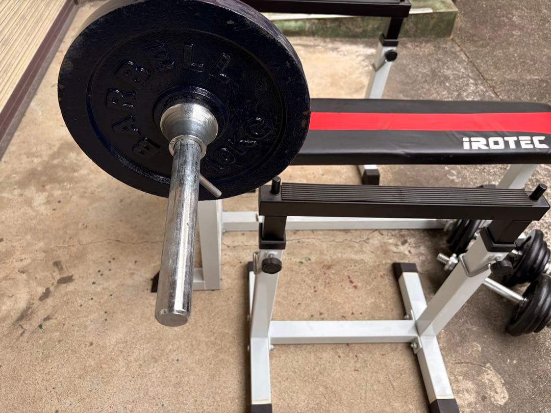 アイロテック ベンチプレス セーフティ　ダンベル プレート　セット