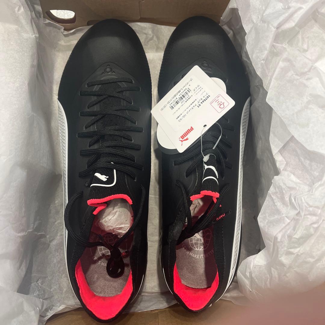 PUMA KING プーマ キング サッカースパイク 黒色　サイズ27.0cm