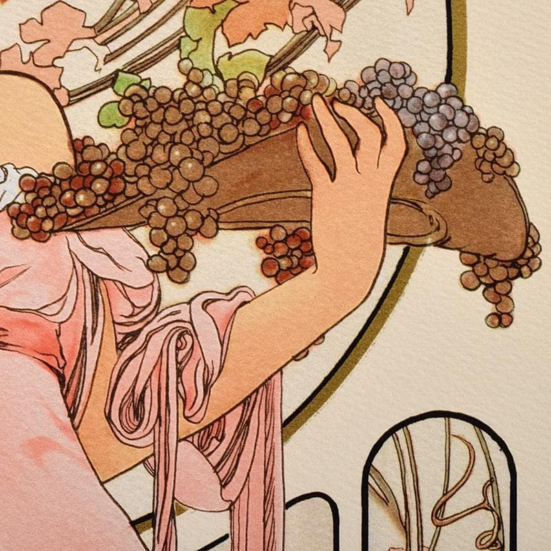 アルフォンス・ミュシャ　シャンパンホワイトスター　190/300　VR8695B