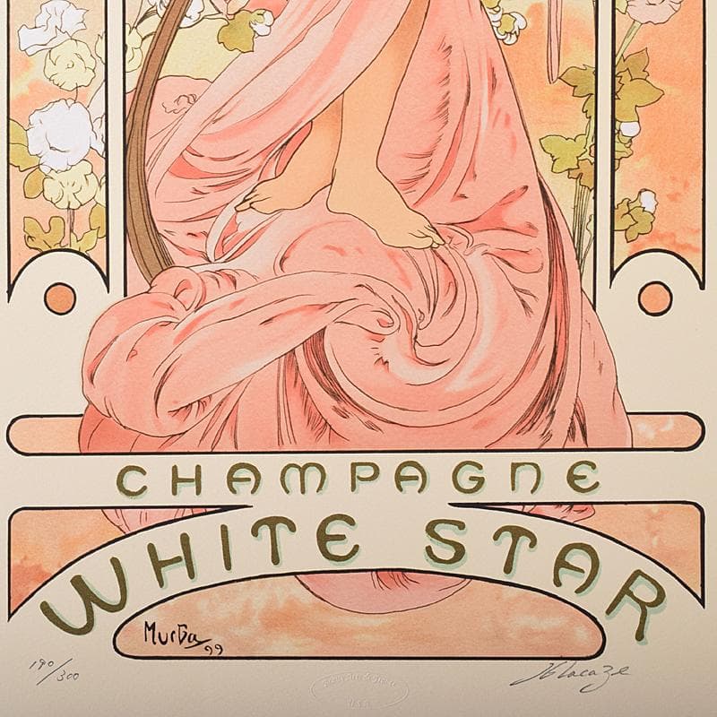 アルフォンス・ミュシャ　シャンパンホワイトスター　190/300　VR8695B