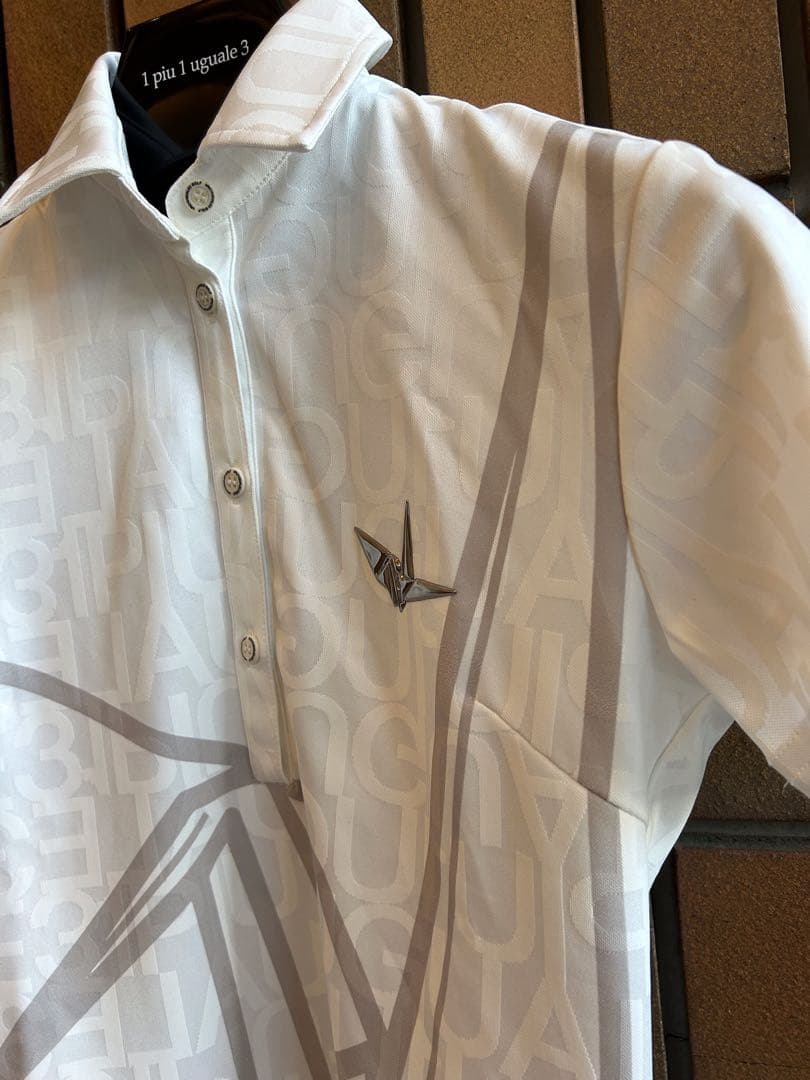 1PIU1UGUALE3 GOLF レディース ポロ新品未使用 S 1 白 半袖