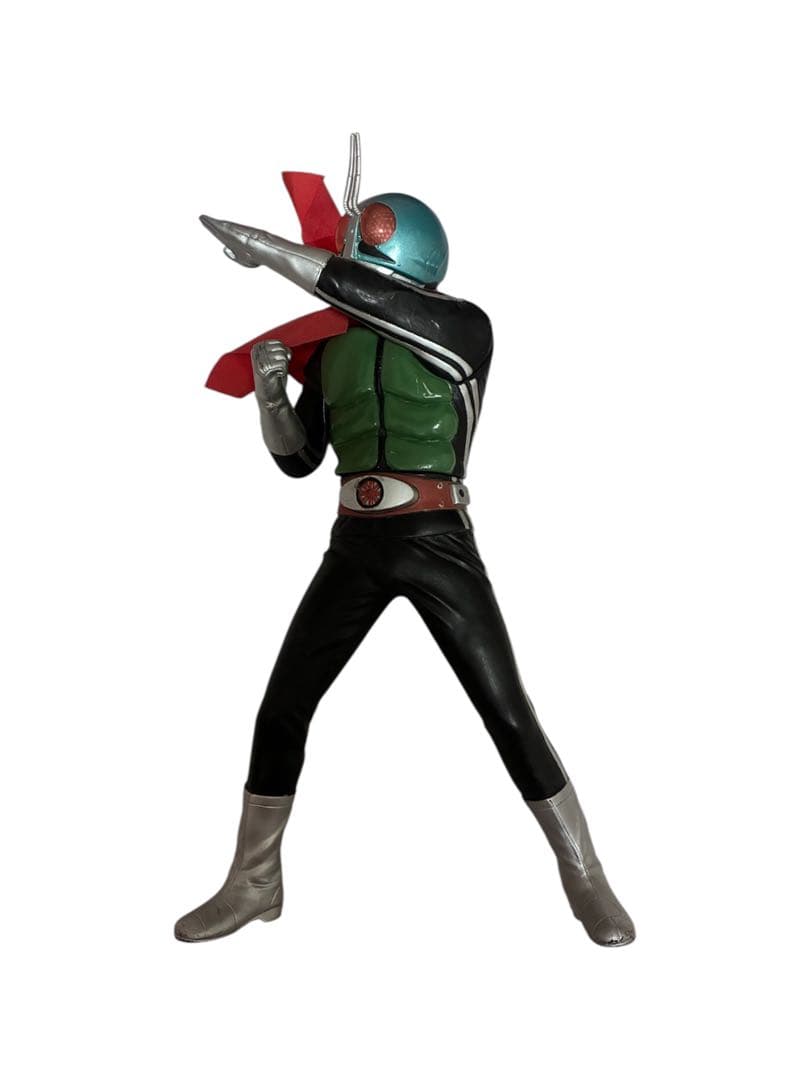 【レア】仮面ライダー 新1号 ソフビフィギュア 変身ポーズ 1999年