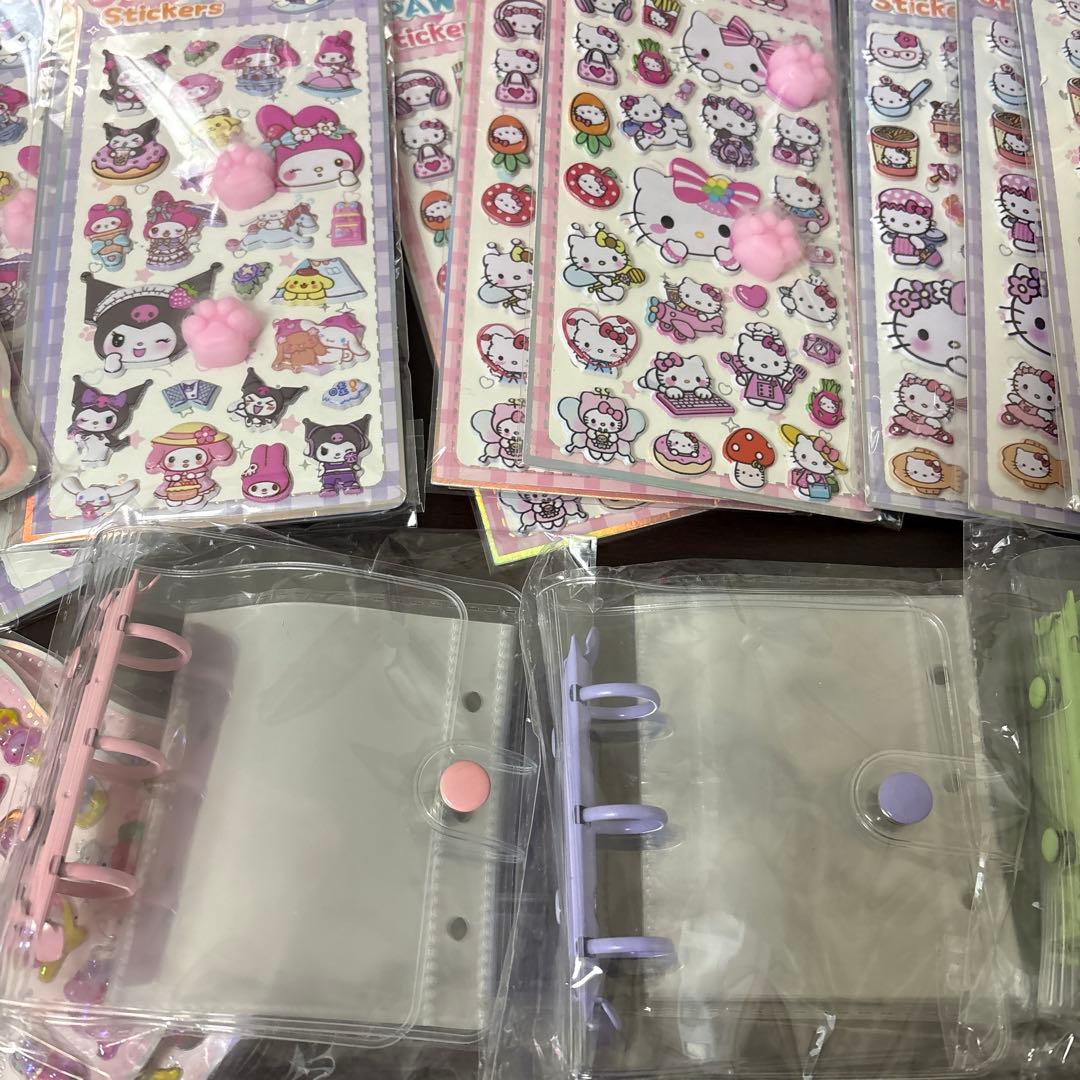 A7シール帳3冊35枚セット　3人分