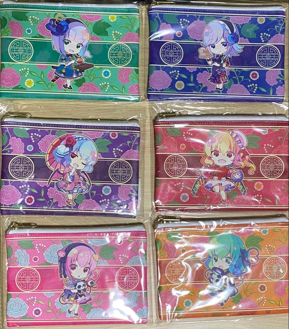 波天宮　東方Project 合皮フラットポーチ　アジアン・パーティー