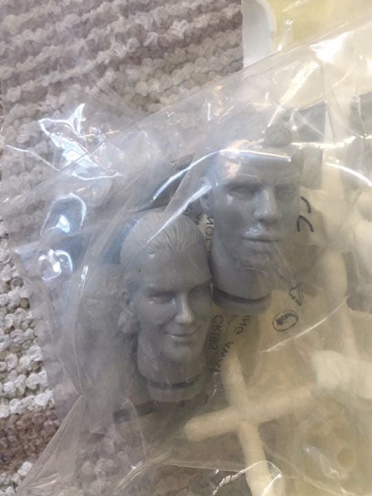 珍品 AirFix サッカー イングランド代表 ベッカム他4人セット プラモデル