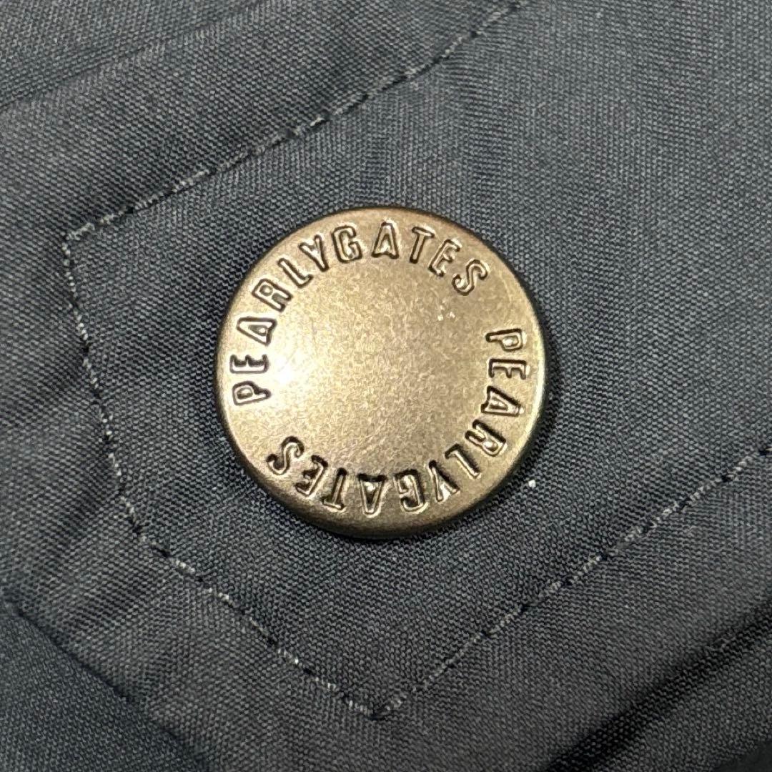 パーリーゲイツ 2WAY ブルゾン ジャケット ベスト ネイビー 中綿 刺繍ロゴ