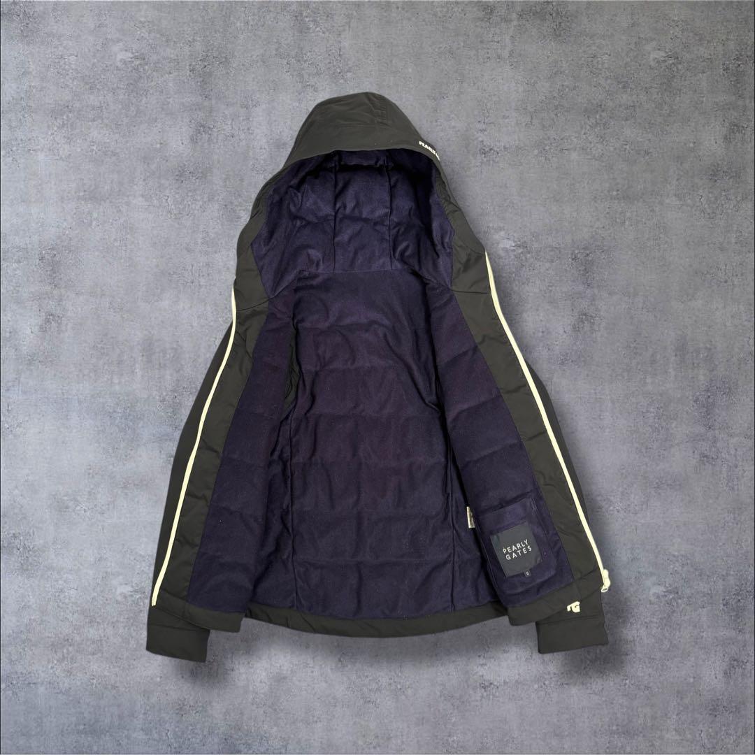 パーリーゲイツ 2WAY ブルゾン ジャケット ベスト ネイビー 中綿 刺繍ロゴ