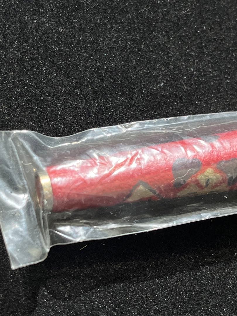 拓*海様 PLATINUM 万年筆 本革製 赤　和柄　ヴィンテージ