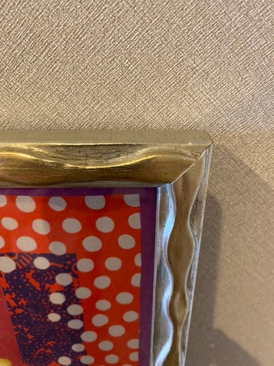 アート　シルクスカーフの額装品