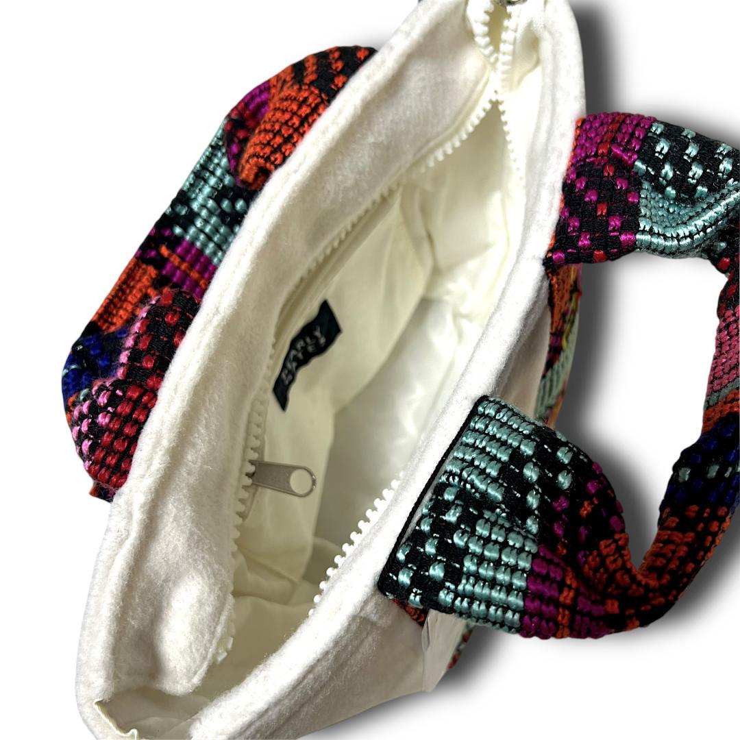 パーリーゲイツ ソフトボア ロゴ刺繍 フリンジハンドル カートバッグ 030