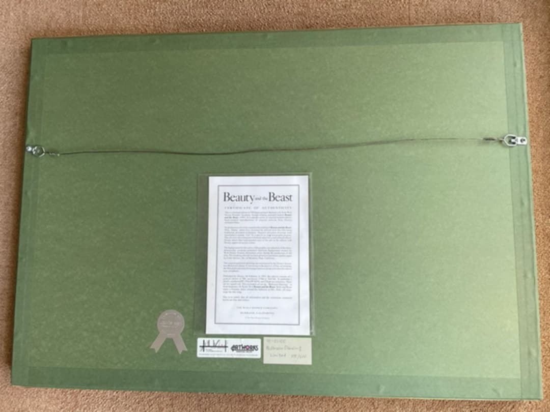 ディズニー　美女と野獣　Ballroom Dancing セル画