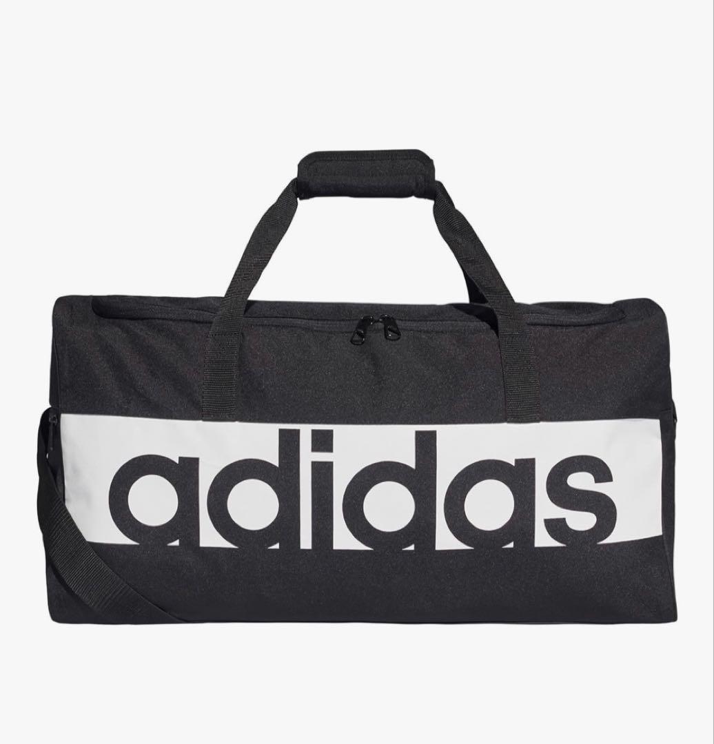 adidas ボストンバッグ 黒/白