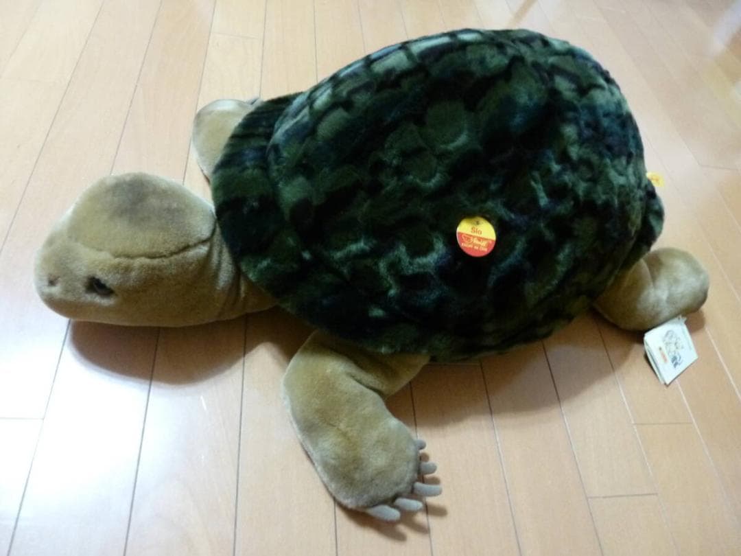 ドイツ シュタイフ 大きいリクガメのぬいぐるみ
