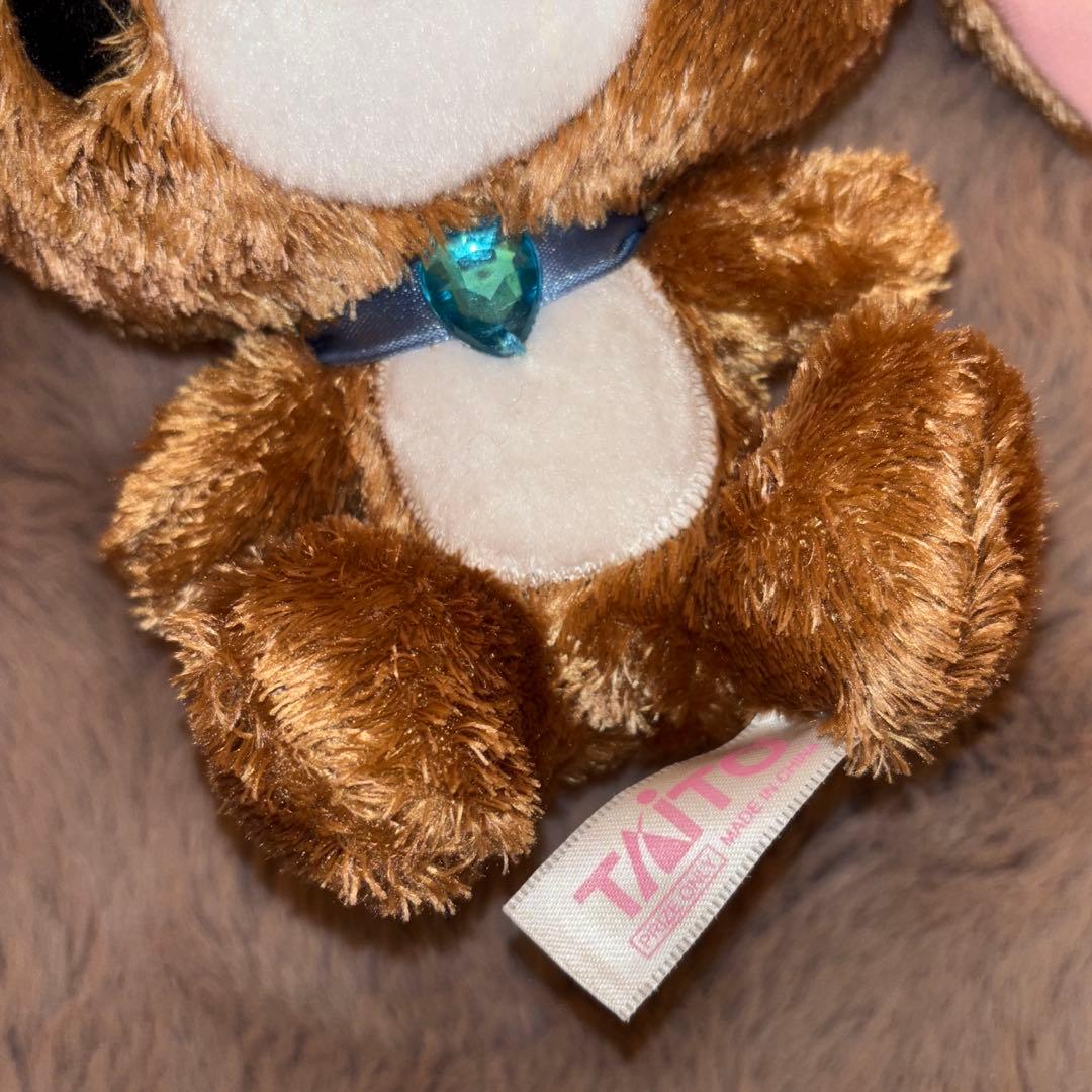 シュガーバニーズ　くろうさ　クリアアクセサリーぬいぐるみ