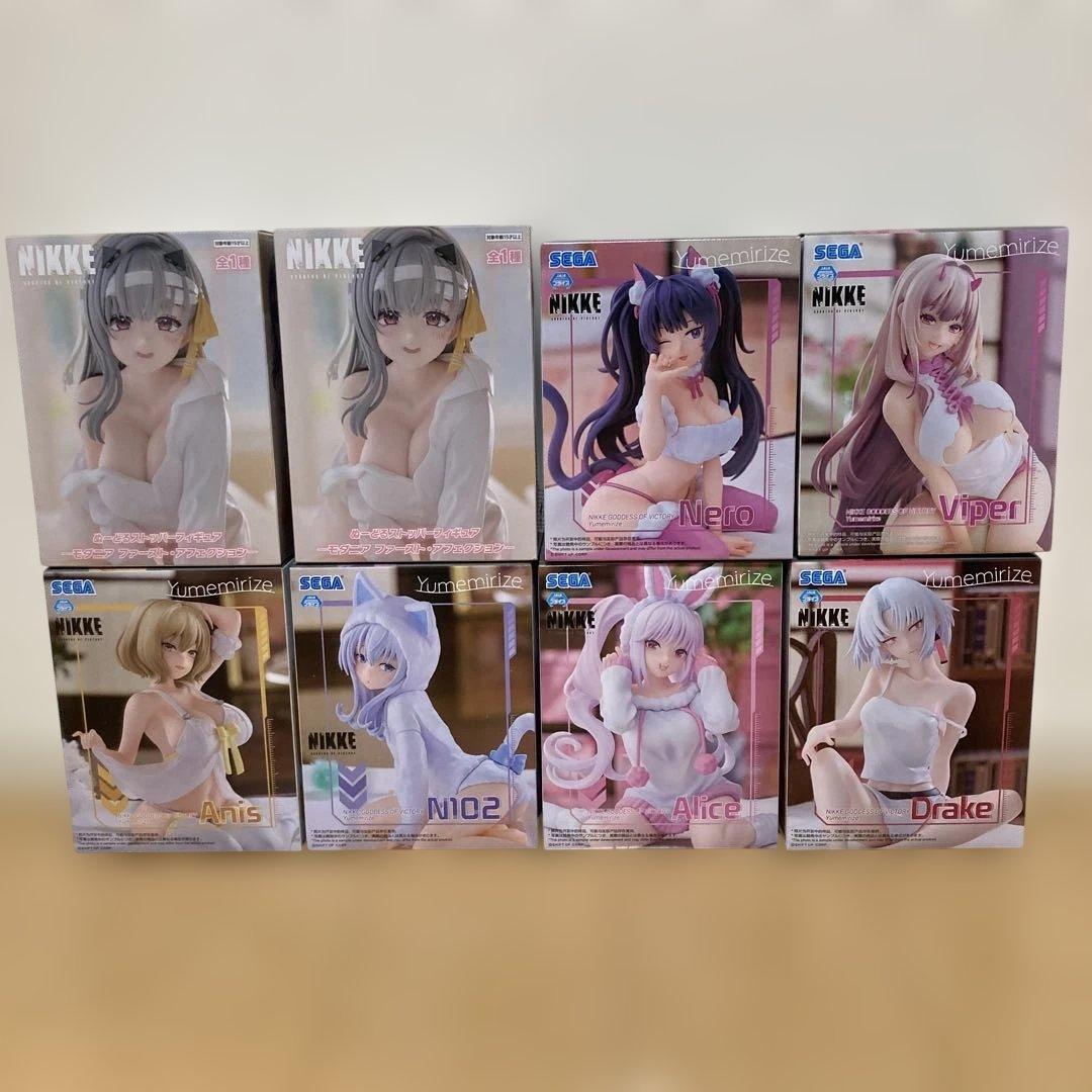 NIKKE ぬーどるストッパー&Yumemirize フィギュア8点セット
