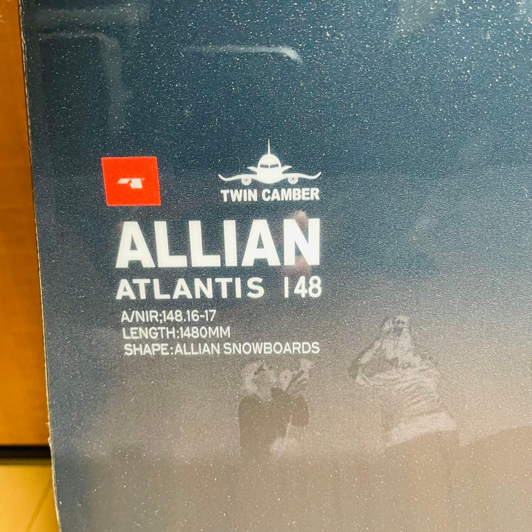 ALLIAN ATLANTIS 148 スノーボード union ビンディング付