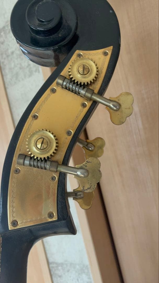 hallstattウッドベース　コントラバス　黒　中古　ロカビリー