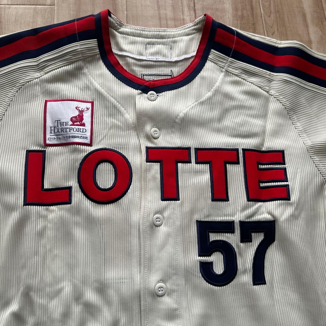 千葉ロッテ　佐藤賢治 2008年度ロッテオリオンズ 復刻ユニフォーム　上下支給品