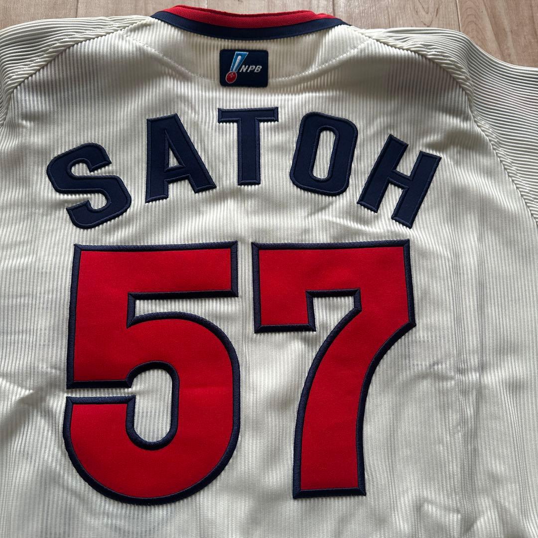 千葉ロッテ　佐藤賢治 2008年度ロッテオリオンズ 復刻ユニフォーム　上下支給品