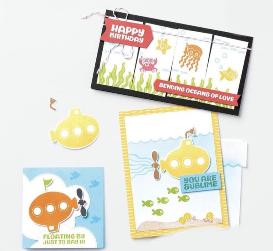 未使用　新作　サブマリンパンチ＆スタンプ　スタンピンアップ