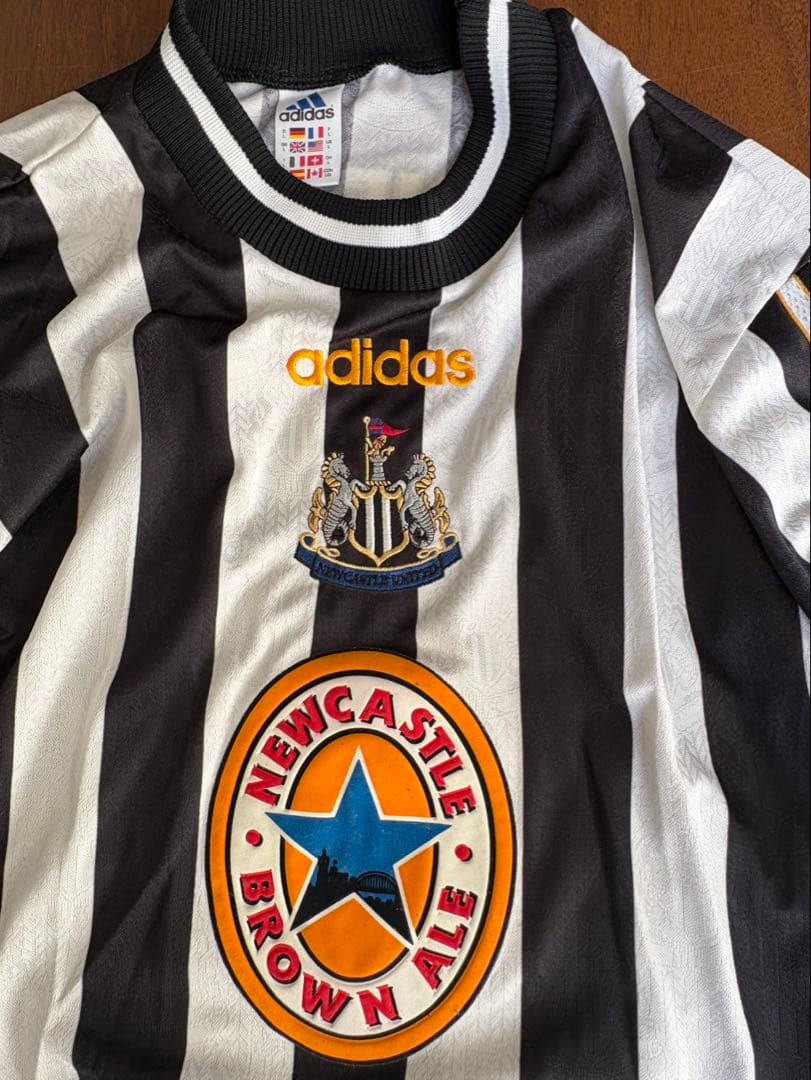 ニューカッスル 1997-1999 adidas No.9 シアラー 長袖