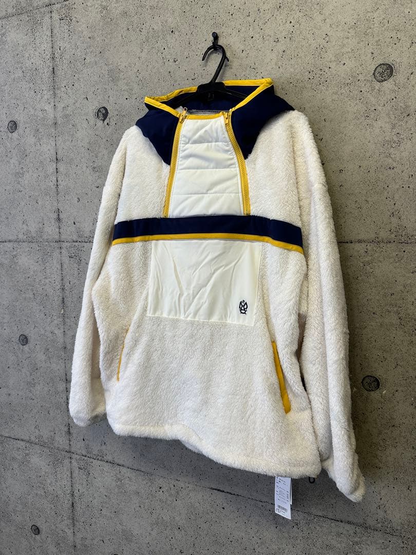 【新品未使用】サイズ5 メンズ ボアフリースプルオーバー ラッセルノ 2485