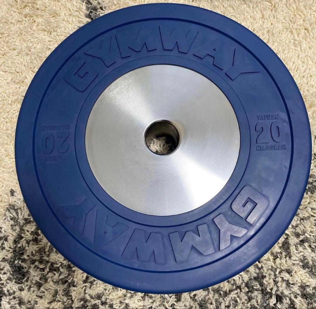 GYMWAYジムウェイ＊バンパープレート20kg＊①